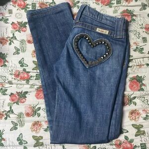 Frankie B. Blue Jeans. Size 4 (runs small)